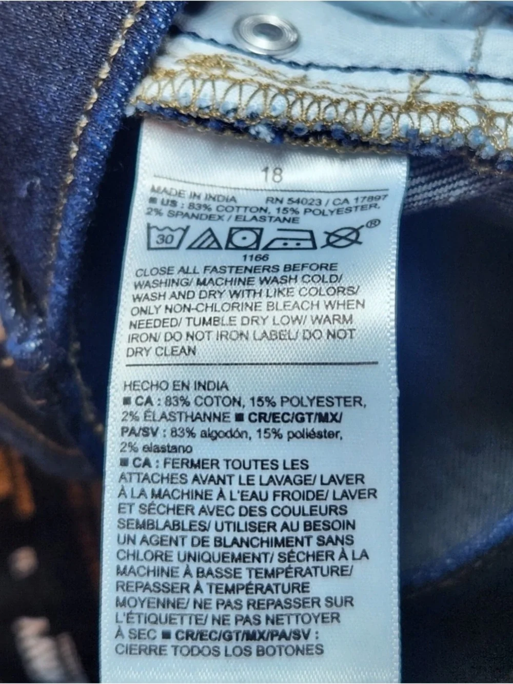 NWT Old Navy Boys Dark Indigo Slim Straight-Leg Jeans 360 Stretch Classic Casual